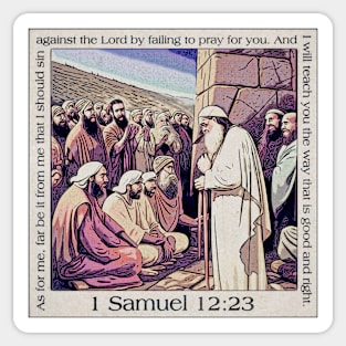 1 Samuel 12:12 Sticker